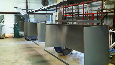 Our small cargo trailers have a beautiful, durable powder coat finish in a variety of colors, including custom matches